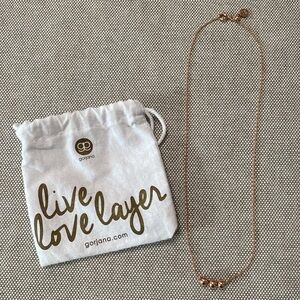 Gorjana Newport Adjustable Rose Gold Necklace